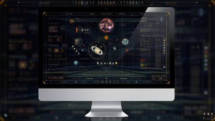 Tech Hud Screen Interface by spiraloso