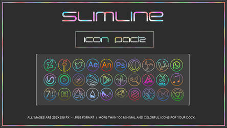 Slim Line Icon Pack