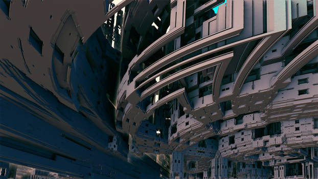 Bending Structure - Free 4K Wallpaper