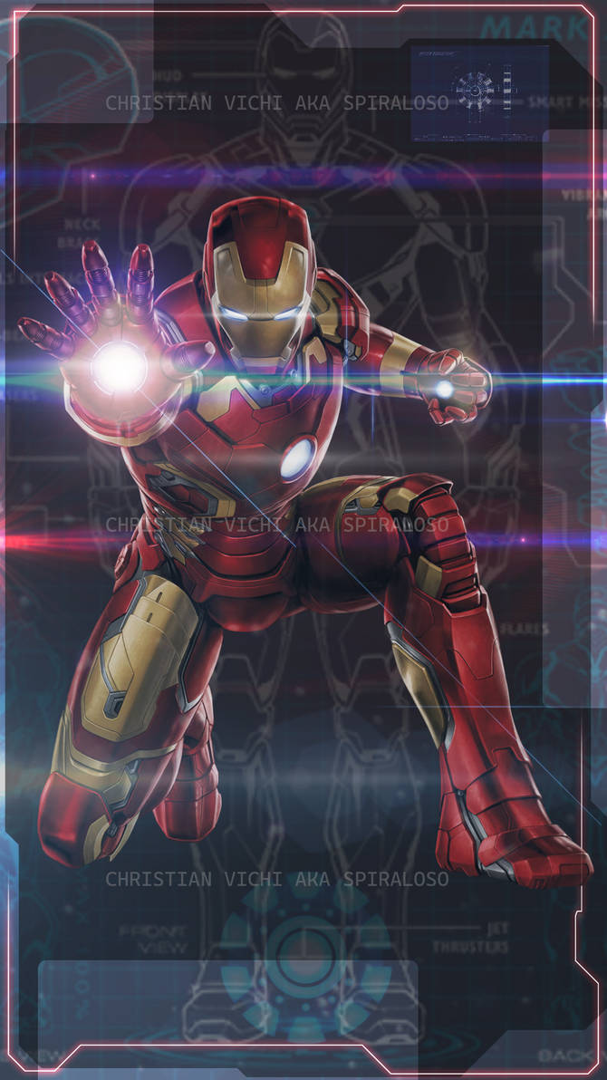 Iron Man - Android Wallpaper by spiraloso on DeviantArt