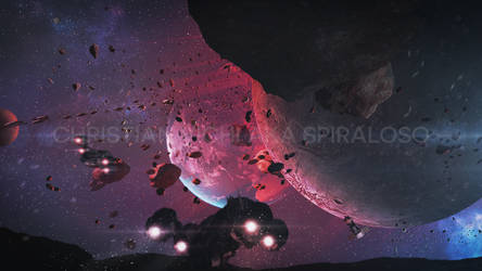 Smashed - Free 2K Sci-Fi Wallpaper by spiraloso