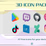 Free 3D Social Media Icon Pack