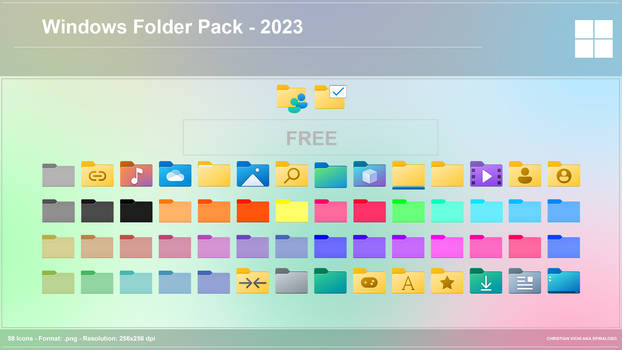 Windows Folder Pack 2023 - FREE