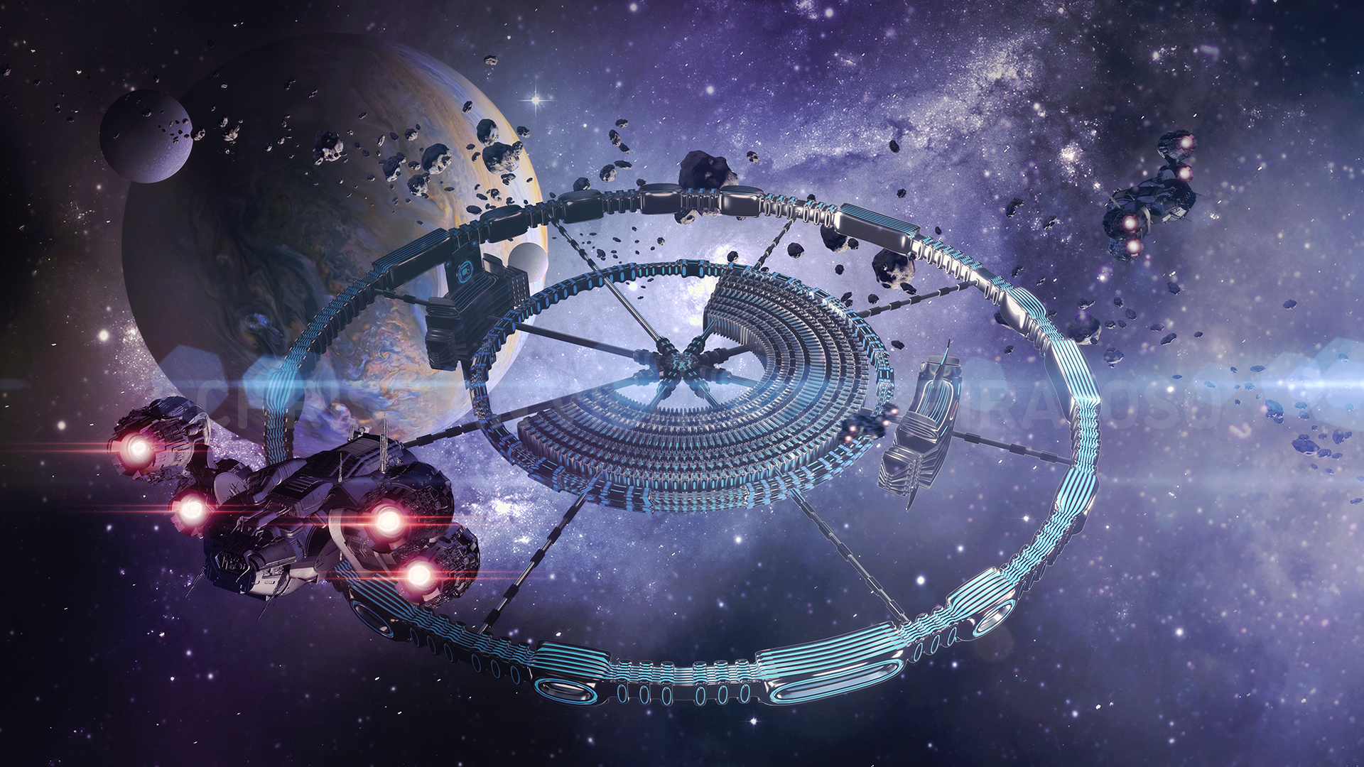 Circlos - 5K SciFi Concept Art Wallpaper by spiraloso on DeviantArt