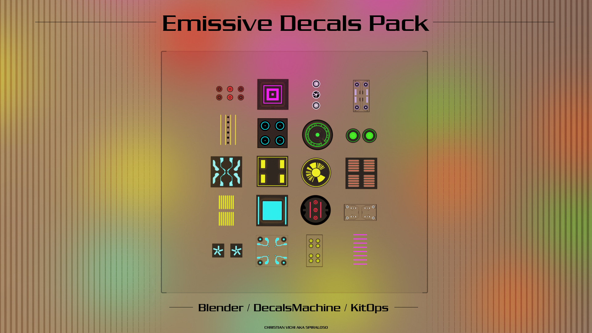 Emissive SciFi Decals for Blender by spiraloso on DeviantArt