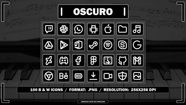 Oscuro - Icon Pack