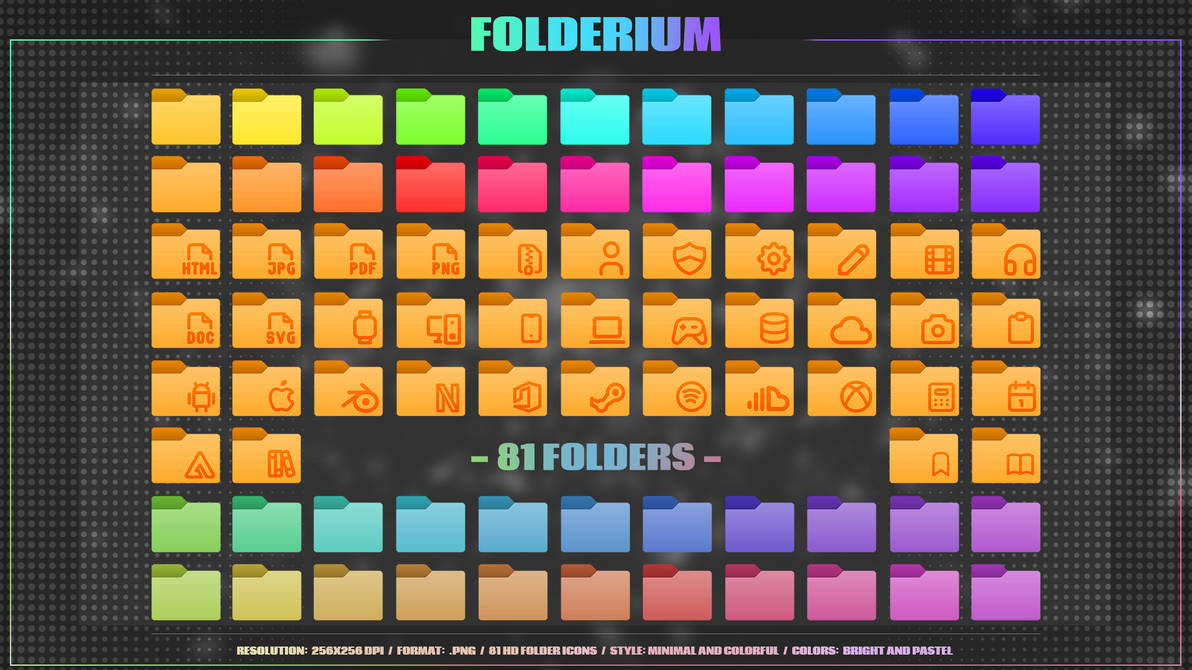 Folderium - Folder Icon Pack by spiraloso on DeviantArt