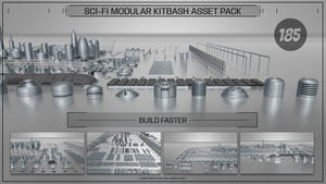 Sci-Fi Modular Kitbash Asset Pack