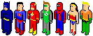 Pixel superheros