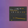 Simple Black Orange - Winamp Skin