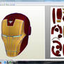 MvC3 Iron Man Helmet Papercraft