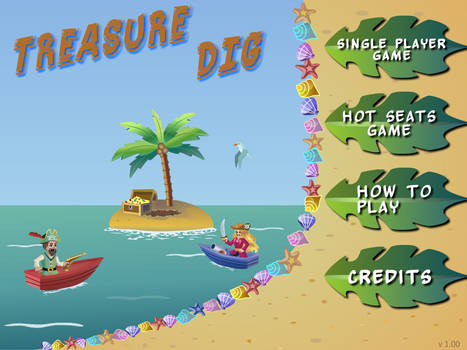 Treasure Dig - flash game