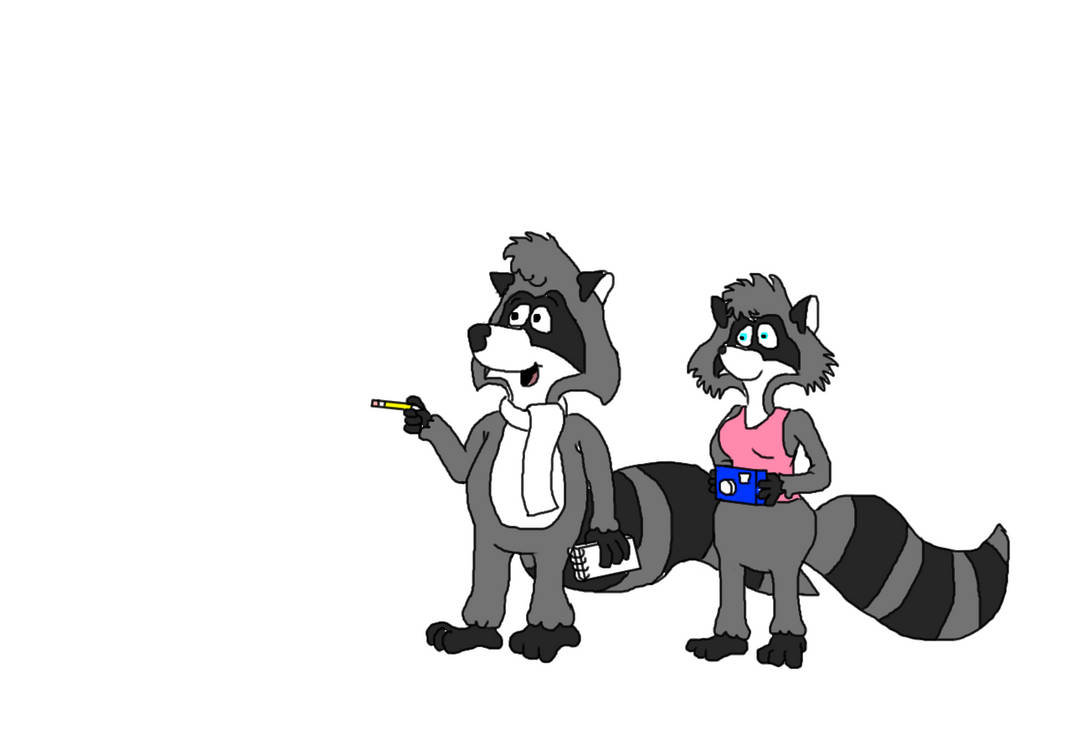 Ralph and Melissa Raccoon by vincentberkan on DeviantArt
