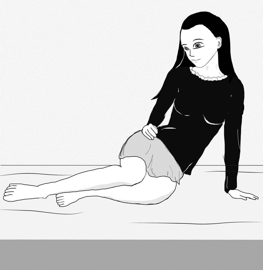 Anime Girl Laying Down By Sukaiburu8 On Deviantart