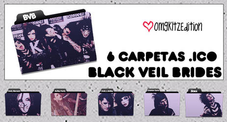 6 Carpetas .ico - Black Veil Bride