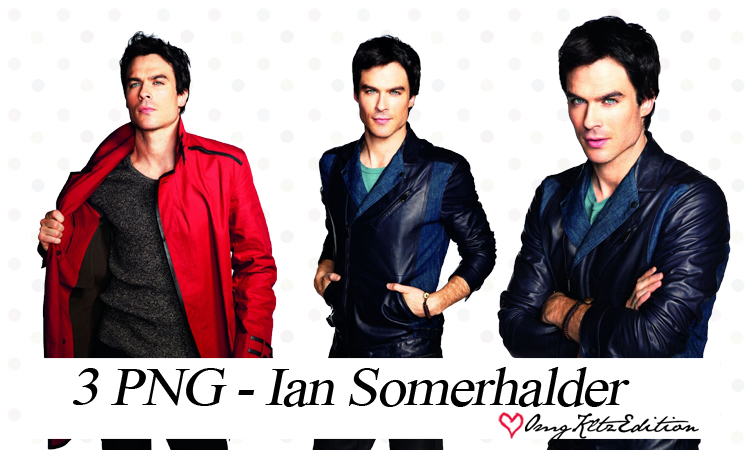 2 Pack - 3 png de Ian Somerhalder