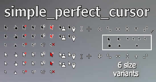 Simple Perfect Cursors by potatoddas on DeviantArt