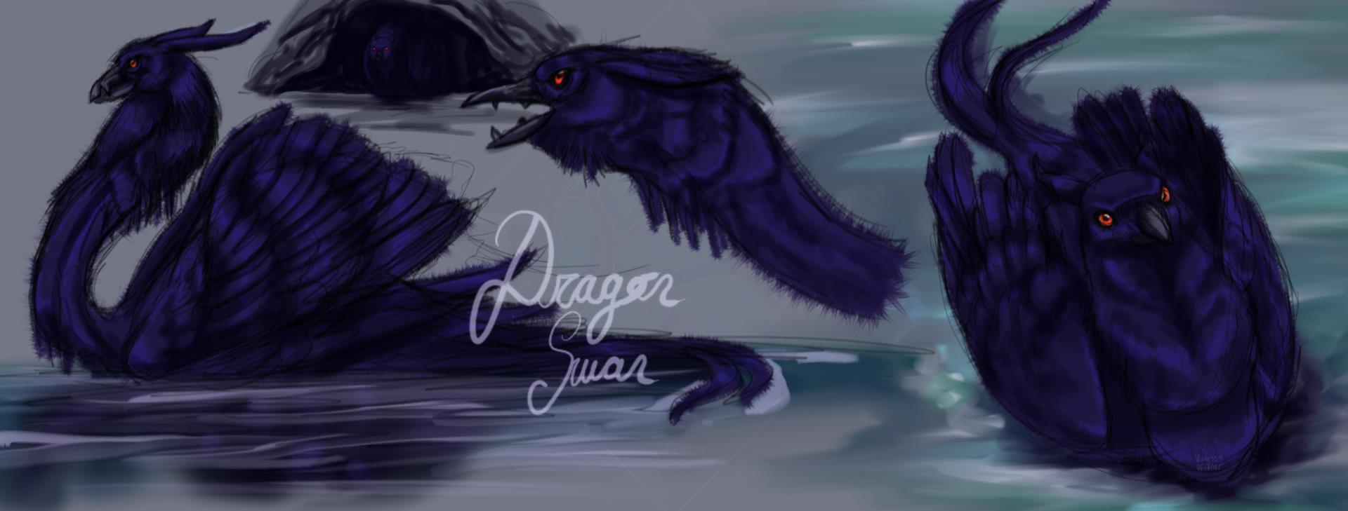 Dragon Swan by TayloRJadeDigAnimals on DeviantArt
