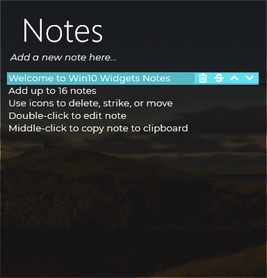 Win10 Widgets Notes Patch 1.0.0
