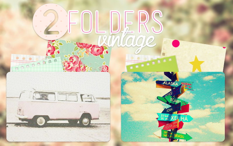 2 Folders Vintage by SrtaLawn on DeviantArt