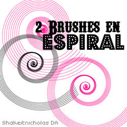2 Brushes en espiral