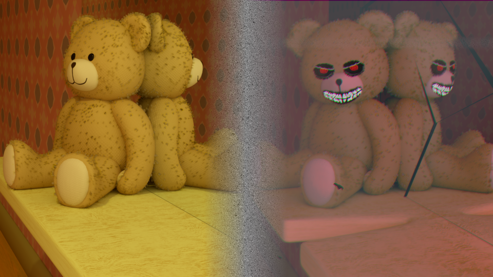 spooky teddy bear