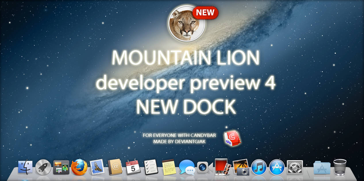 customize dock mac mountain lion