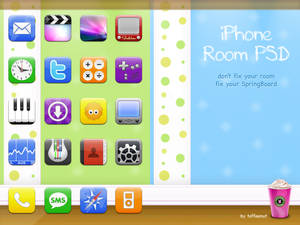 iPhone Room PSD
