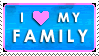 Love My Family Stamp by AladdinsFan