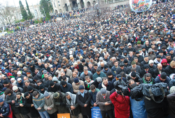 Historical protest in Istanbul