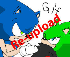 Sonic versus Scourge animation(re-upload)