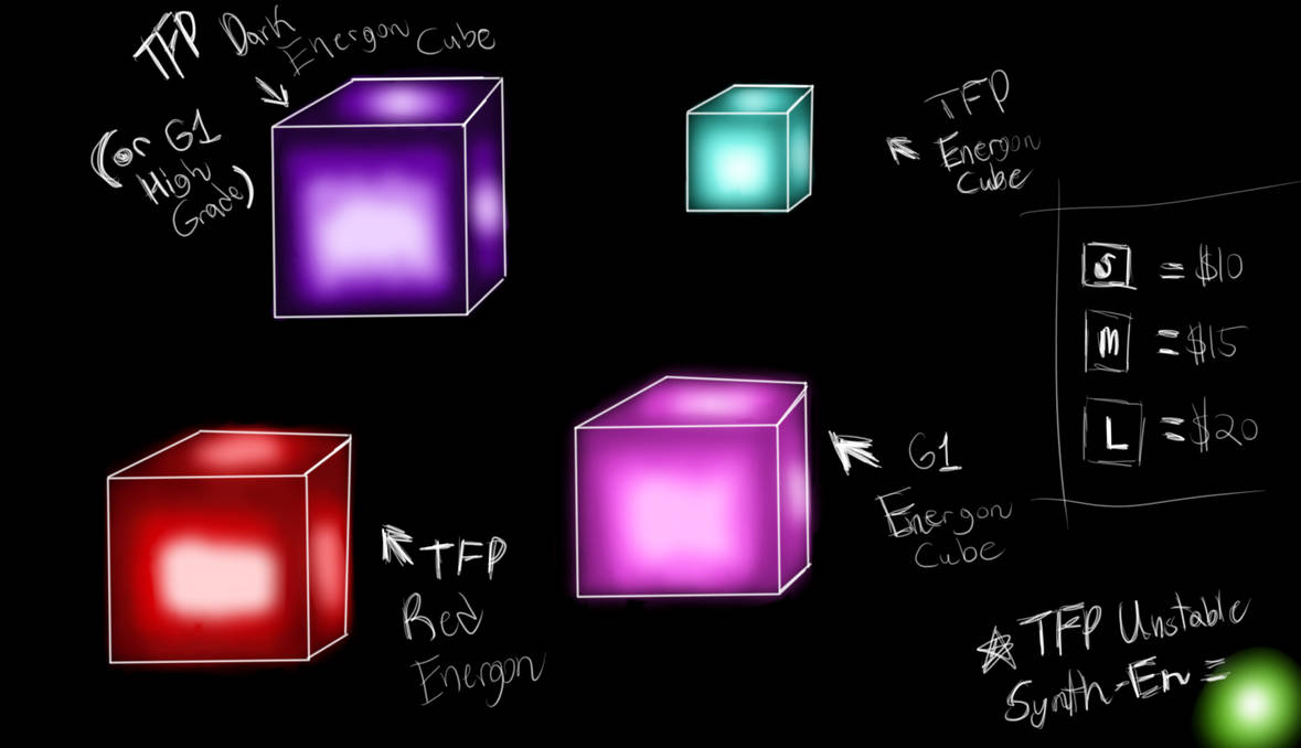 Energon Cubes by MsMario317 on DeviantArt