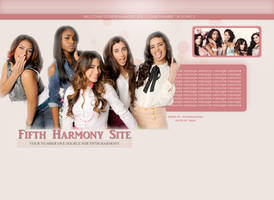 Fifth Harmony header PSD