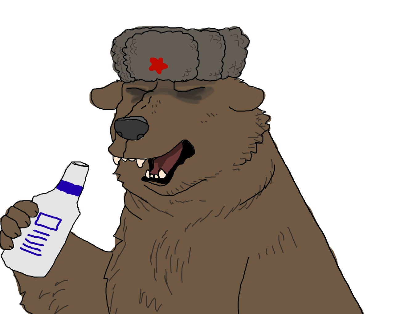 Русский мишка беру. Медведь в ушанке с водкой. водка медведь. медведь в шапке ушанке. русский медведь с водкой.