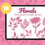 Florals Procreate Stamp Brush Vol2