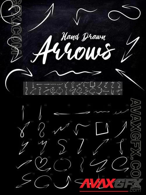 30 Hand Drawn Arrows Brushes by avxgfx on DeviantArt