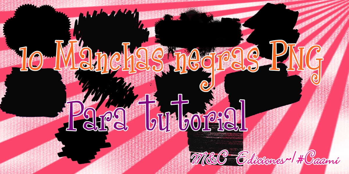 Manchas negras Png para tutorial