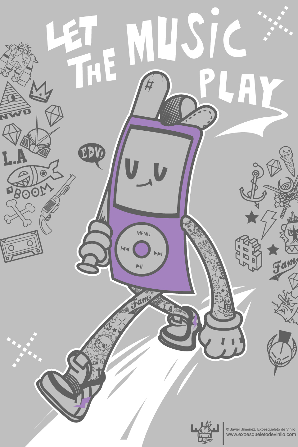 Let the music play. Free Cell Phone Wallpaper