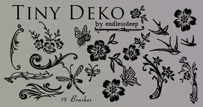 Tiny Deko brushes