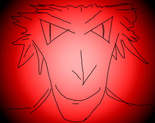 Hand drawn Red Devil