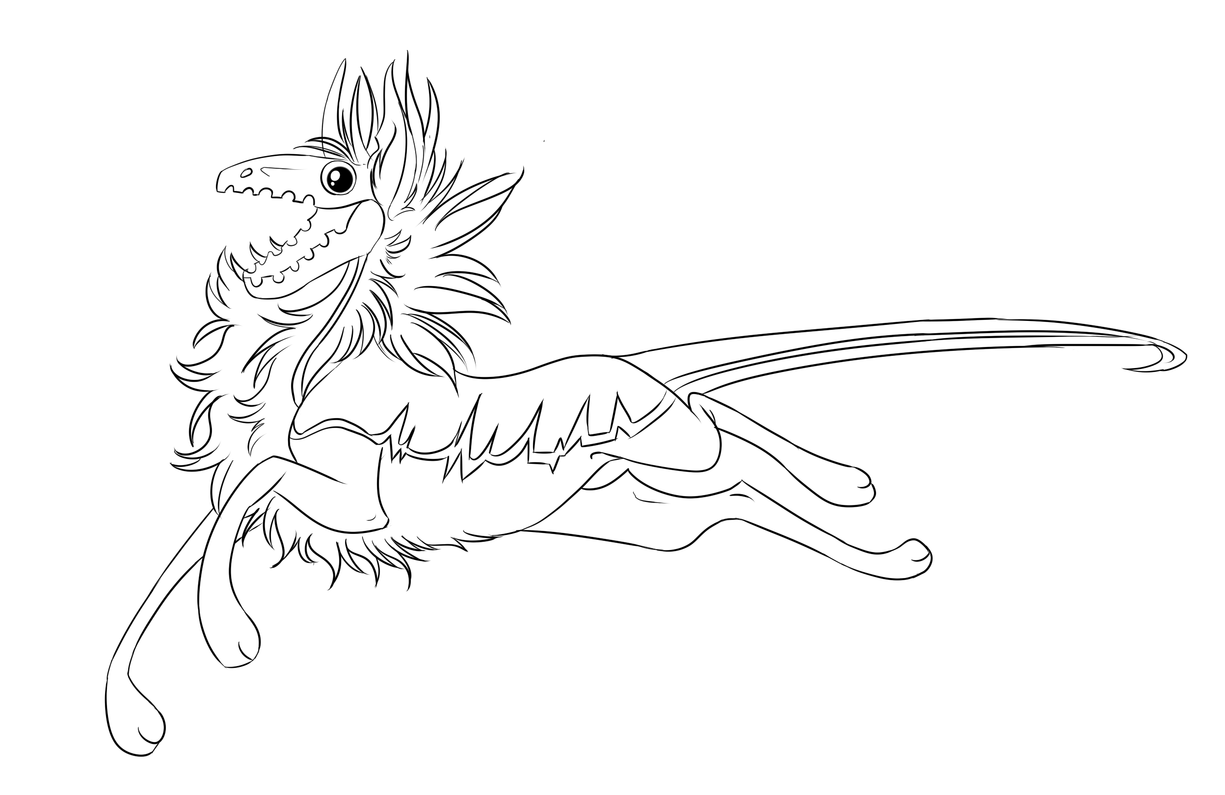 Creature Lineart