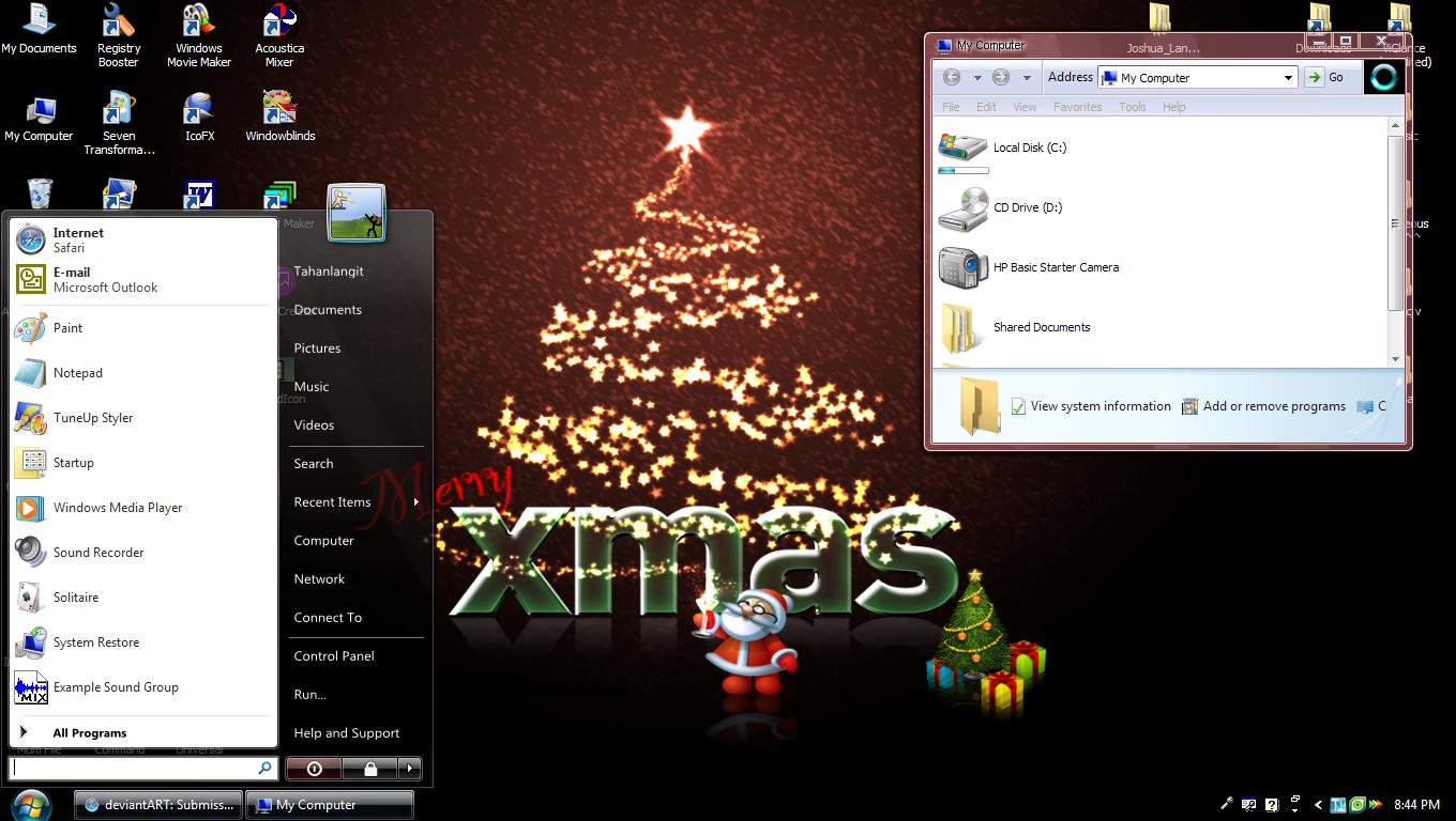 Christmas Theme For Xp By Joshualangit123 On Deviantart