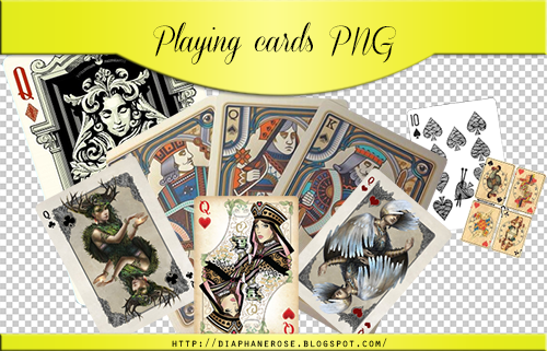 [ 10 ]  FREE PLAYING CARDS PNG PACK