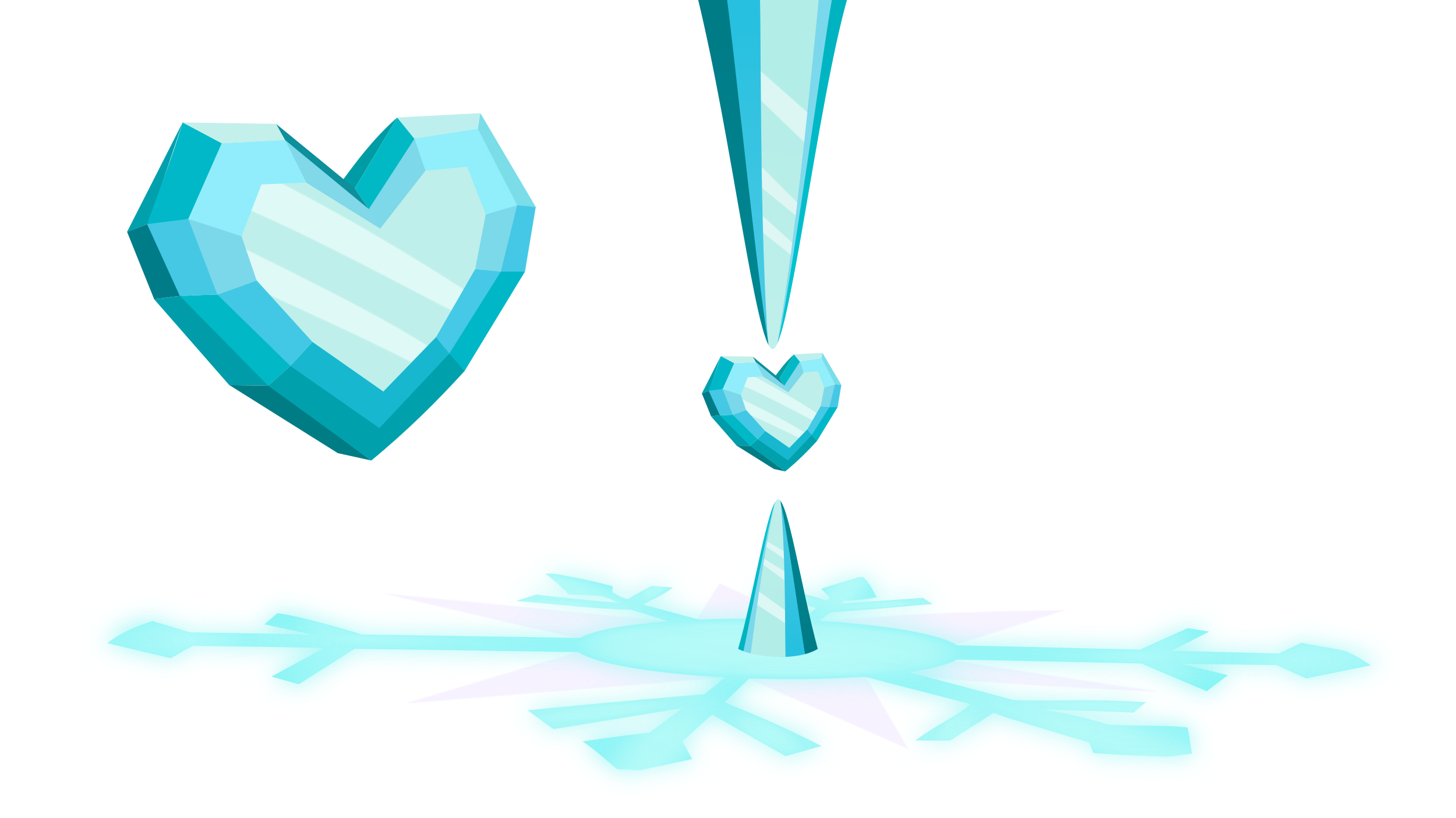 Crystal Heart + Mount (Vector Survey Vectors #1)