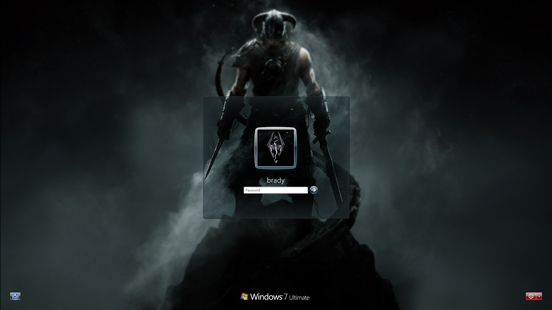 Skyrim Logon - Windows 7