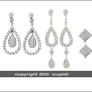 diamond earrings psd