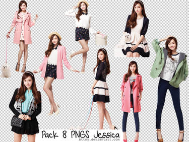 Pack 8 PNGs Jessica by Mynie