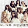 9 PNGs SNSD _Sone Note Magazine _By Mynie