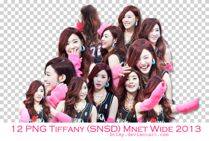 12 PNGs Tiffany (SNSD) Mnet Wide 2013 by Mynie