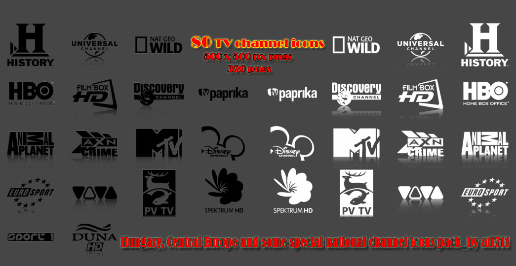 TV Channel icons pack